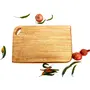 SAHARANPUR HANDICRAFTS Wooden Chopping Board for Kitchen Vegetables Meat & Fruits Chopper Kitchen Tool