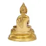 BUDDHA TIBETAN RELIGIOUS GOODS Blessing Buddha Brass Idol Statue with Sacred Kalash Decorative Buddhism Buddha Showpiece Figurine Home Dcor Diwali Gifts 4 Inch., 5 image