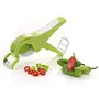 RAJASTHANI PUPPETS Multipurpose 2 in 1 Veg Cutter Cum Peeler Hand Cutter for Vegetable and Rice Washing Bowl Combo (Multi-Colour), 3 image
