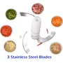 RAJASTHANI PUPPETS Food Chopper Steel Large Manual Hand-Press Vegetable Chopper Mixer Cutter to Cut Onion Salad tomato Potato Pack of 1 30 Watts, 6 image