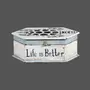 LIFE IS BETTER VINTAGE-FINISHED BOX, 3 image
