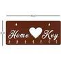 WOOD CRAFTS OF RAJASTHAN Wooden Key & Mobile Holder with 7 Hooks || Gift for Clients Customers Family & Friends Home Office Teachers Gift Thank You Gift House Warming New Year Promotion., 2 image