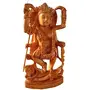 WOOD CRAFTS OF RAJASTHAN Wooden Kaali Maa Idol Statue || Gift for Clients Customers Family & Friends Home Office Teachers Gift Thank You Gift House Warming New Year Promotion., 2 image
