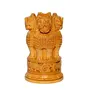 WOOD CRAFTS OF RAJASTHAN Ashok Stambh Wooden Pen Stand || Gift For Clients Customers Family & Friends Home Office Teachers Gift Thank You Gift House Warming New Year Promotion., 3 image