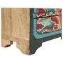 WOOD CRAFTS OF RAJASTHAN Wooden 5 Drawer Decorative Box (25 cm x 21 cm x 20 cm Brown KE28), 4 image