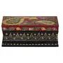 WOOD CRAFTS OF RAJASTHAN Wooden Decorative Box (24 cm x 12 cm x 30 cm KE23), 2 image