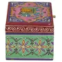 WOOD CRAFTS OF RAJASTHAN Wooden Decorative Box (24 cm x 12 cm x 30 cm KE16), 6 image