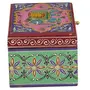 WOOD CRAFTS OF RAJASTHAN Wooden Decorative Box (24 cm x 12 cm x 30 cm KE16), 7 image
