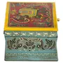 WOOD CRAFTS OF RAJASTHAN Wooden Decorative Box (24 cm x 12 cm x 30 cm KE19), 6 image
