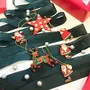 Santa Star and Reindeers Hanging Accessory - Set of 7, 2 image
