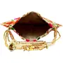 RAJASTHANI GOTA  PATTI PRODUCTS RAJASTHANI GOTA  PATTI PRODUCTS Rajasthani Style Silk Potli Velvet with Gota Patti Purse Handbag (Black), 5 image