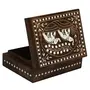 TARAKASHI Wooden Vintage Decorative Box/Storage Box/Kitchen Box/Jewellery Box (8 inch x 6 inch Brown), 2 image