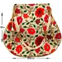 RAJASTHANI GOTA  PATTI PRODUCTS RAJASTHANI GOTA  PATTI PRODUCTS Rajasthani Style Silk Potli Velvet with Gota Patti Purse Handbag (Black), 3 image