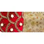 RAJASTHANI GOTA  PATTI PRODUCTS Designer Rajasthani Sty Silk Potli Velvet with Bridal Purse Potli Purse Women handbag Handicrafts Handmade Decorative Pure Silk Jaipuri Clutch Gifting Potlis Royal Clutch, 6 image