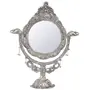 CHURU SILVERWARE White Metal Table Mirror (33 cm x 2 cm x 40 cm Silver), 5 image