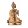 CHURU SILVERWARE Handicraft Buddha Idol Statue Metal Copper Plated Lord Blessing Buddha Idols Showpiece for Home Decor Living Room Table Top, 5 image