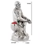 CHURU SILVERWARE Shirdi Sai Baba Idol Metal Statue Showpiece for HomeOffice Decorative Saibaba Idol MurtiReligious Gift ArticleShowpiece FigurinesCorporate Gift, 3 image