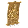 CHURU SILVERWARE Handicraft Ganesha Wall Hanging with 3 Key Chain Hanger, 2 image