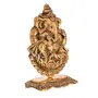 Handicraft Ganesha Idol for Home Temple Color Gold, 4 image