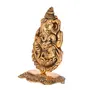 Handicraft Ganesha Idol for Home Temple Color Gold, 3 image