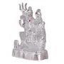 Handicraft White Metal Shiv Parivar Idol/Shiv Shakti Showpiece for Home Decor, 3 image