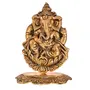 Handicraft Ganesha Idol for Home Temple Color Gold, 2 image