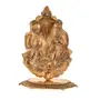 Handicraft Ganesha Idol for Home Temple Color Gold, 5 image