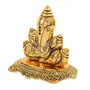 Ganesha Sitting Statue | Ganesha Statue | Ganesha Idol | Ganesha Statue for Good Luck | Ganesha Idol for Happiness | Ganesha Figure for Good Fortune | Ganesha Statue for Home Decor & Gift., 2 image
