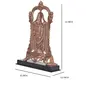 CHURU SILVERWARE Handicraft God Tirupati Balaji Sri Venkateswara Idol (30 cm x 9 cm x 40 cm Brown) Metal, 4 image