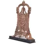 CHURU SILVERWARE Handicraft God Tirupati Balaji Sri Venkateswara Idol (30 cm x 9 cm x 40 cm Brown) Metal, 2 image