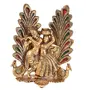 Handicraft Radha Krishna Idol for Diya for Home Temple & Decor, 2 image
