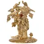 CHURU SILVERWARE Handicraft Radha Krishna Idol Showpiece Metal StatueSculpture(15 cm x 10 cm x 20 cm Gold), 3 image