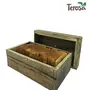 CHURU SILVERWARE Rustic Wooden Bread Box with Lid Multi-utility Box or Storage Box or Basket, 4 image