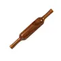 CHURU SILVERWARE Indian Rosewood Belan/Rolling Pin Std - Wooden 12inch, 2 image
