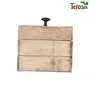CHURU SILVERWARE Rustic Wooden Bread Box with Lid Multi-utility Box or Storage Box or Basket, 6 image