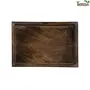 CHURU SILVERWARE Thela or Redi Serving Tray-Personal Platter-Mango Wood-Std 9.5x6.5 inches, 3 image