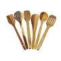 WROUGHT IRON CRAFTS Wooden Handmade Spoons/Serving and Cooking Spoon Kitchen Utensil Set, 2 image