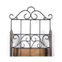 WROUGHT IRON CRAFTS Wrought Iron & Wooden Magazine Cum Newspaper Stand Basket Organizer for Home Living Room or Office Newspaper Magazine Holder etc.(67x27x11) Cm, 7 image