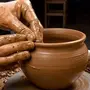TERRACOTTA POTTERY OF RAJASTHAN Earthenware Classic Handmade Natural Terracotta Clay Curd Pot for Home Kitchen/Curd Mitti ka (400 Ml_Brown), 7 image