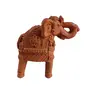 TERRACOTTA POTTERY OF RAJASTHAN Classic Traditional Handmade Terracotta Clay Elephant Traditional Statue Toy for Home Decor/Birthday Gift (12X12Cm_Brown), 4 image