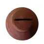 TERRACOTTA POTTERY OF RAJASTHAN Terracotta Clay Coin Bank (9X9 cm_Brown), 3 image