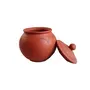 TERRACOTTA POTTERY OF RAJASTHAN Earthenware Classic Handmade Natural Terracotta Clay Curd Pot for Home Kitchen/Curd Mitti ka (400 Ml_Brown), 2 image