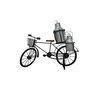 WROUGHT IRON CRAFTS Wood Wrought Iron Milkman Cycle | Showpiece for Living Room | Toy Gifts Showcase Display Home Desktop Decor | Showpiece for Living Room | Toy for Kids | Indoor Toys - Black, 3 image