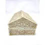 CAMEL BONE ARTICLES Antique Handcrafted Trinket Box Natural Camel Bone Chips on Wood Hand Engraved, 6 image
