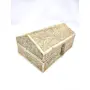 CAMEL BONE ARTICLES Antique Handcrafted Trinket Box Natural Camel Bone Chips on Wood Hand Engraved, 4 image