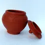 TERRACOTTA POTTERY OF RAJASTHAN Earthenware Classic Handmade Natural Terracotta Clay Curd Pot for Home Kitchen/Curd Mitti ka (400 Ml_Brown), 5 image