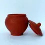 TERRACOTTA POTTERY OF RAJASTHAN Earthenware Classic Handmade Natural Terracotta Clay Curd Pot for Home Kitchen/Curd Mitti ka (400 Ml_Brown), 6 image