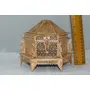 CAMEL BONE ARTICLES Handmade Trinket Box Camel Bone Filigree Work Antique Finish Hexagonal Shape, 9 image