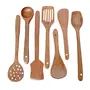 WROUGHT IRON CRAFTS Wooden Serving Spoon kit Kitchen Tools - Set of 7 Spoon (Rosewood), 3 image