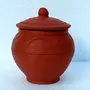TERRACOTTA POTTERY OF RAJASTHAN Earthenware Classic Handmade Natural Terracotta Clay Curd Pot for Home Kitchen/Curd Mitti ka (400 Ml_Brown), 3 image